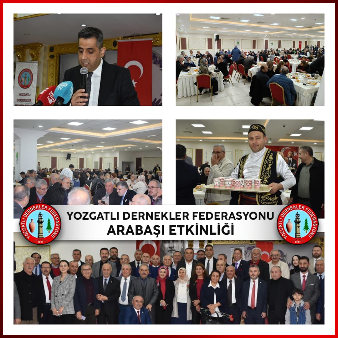 YOZGATLI DERNEKLER FEDERASYONU ARABAŞI ETKİNLİĞİ