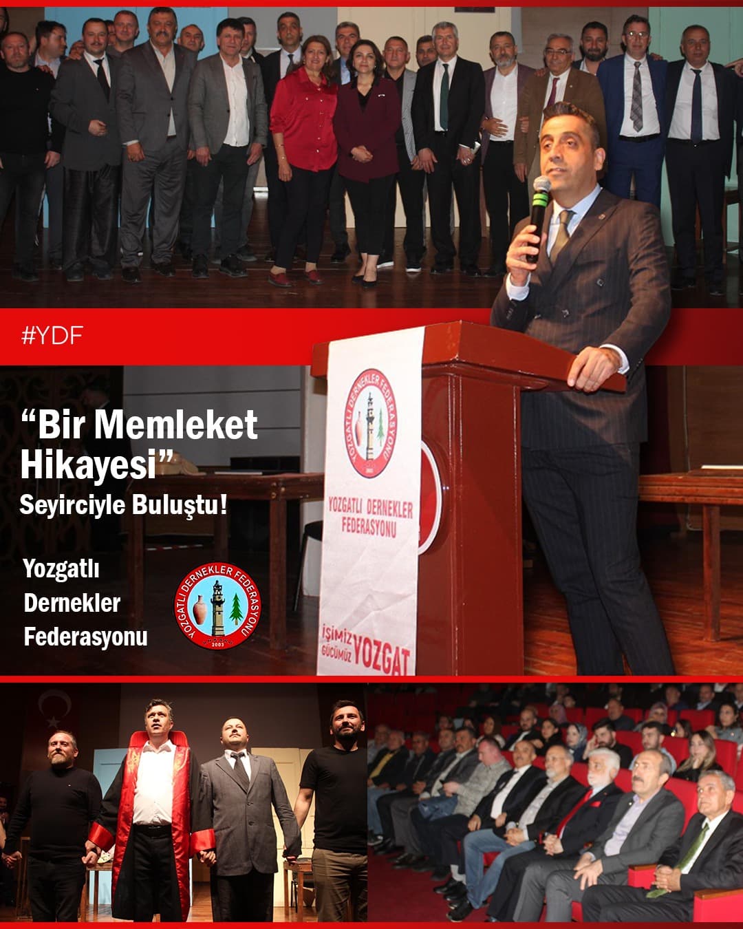 ”BİR MEMLEKET HİKAYESİ” SEYİRCİYLE BULUŞTU